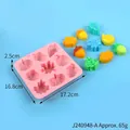 9-cavity Halloween silicone mold for pumpkin and maple leaf shaped treats - Pumpkin Maple Style (J240948-A)