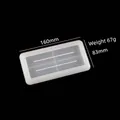 Rectangular white silicone mold for DIY resin toothbrush holder craft, 160mm size - Tray Dish Mold / 160mm x 83mm
