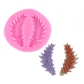 Molde versátil de silicona con hojas para decoración de pasteles de fondant y chocolate - Hoja Larga Simétrica (50-1621-A)