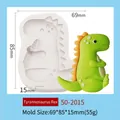 Stampo in silicone dinosauro T-Rex per dolci fondente cioccolato - T-Rex (50-2015) / Grigio