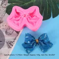 Große rosa Silikonform in Schleifenform für DIY Fondant Kuchen und Harz Handwerk Deko - Große Schleife (50-2037)