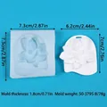 Moule en silicone pour pendentif en relief de fleurs pour la fabrication de pierres parfumées - Style Fleur en Relief / 50-3795-D / Gris