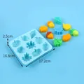 9-cavity autumn silicone mold for pumpkin maple leaf and acorn shapes approx 65g weight - Pumpkin Maple Style (J240948-D)