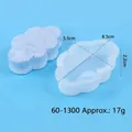3D-Silikonform in Wolkenform für Harz-DIY-Schmuckguss und dekoratives Handwerk - Wolken-Stil (60-1300)