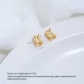 Goldene Edelstahl-Buchstabe K Perle für DIY-Schmuckherstellung, Größe 7mm x 5mm. - Buchstabe K (H79-11) / 1 Stück / Goldplattierter Stahl