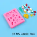 Pink sea shell and starfish silicone fondant mold for ocean theme cake decorating tools - 50-3342-A Pink