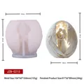 Angel wings couple lovers candle silicone mold for DIY aromatherapy diffuser stone craft - Winged Lovers Relief (JZB-0215)