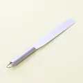 Espátula para glaseado profesional de acero inoxidable con mango de metal y colgador - Mango de Acero Inoxidable Espátula Recta (78051) / Tamaño 8 Pulgadas