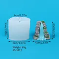 Size specifications of DIY miniature waterfall rockery silicone mold for candle making - Spring Water Style (50-3812-D)
