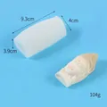 Vue détaillée du moule en silicone tête de Bouddha avec dimensions et son poids - Style Tête de Bouddha (50-2989-D)