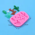 Cactus en succulent DIY siliconen mal voor aromatherapie kaarsen en gipsambachten - Gemengde Succulent Stijl (50-2421-A) / 50-2421-A