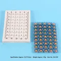 Detailansicht der Fischschuppen-Silikonform und des fertigen Fondant-Dekorationsstücks - 50-2181-B