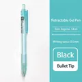 Minimalistischer transparenter Gelstift mit 0,5 mm Kugelschreiberspitze, schwarze Tinte - 0.5mm / Blau