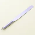 Espátula profesional de acero inoxidable para crema de pasteles con mango de metal - Mango de Acero Inoxidable Espátula Recta (79002) / Tamaño 10 Pulgadas