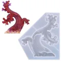 Sea wave shaped liquid silicone mold for DIY resin crafts and fondant cake decoration - Ocean Wave Ornament Mold (60-251) / Translucent White