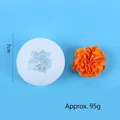 3D carnation flower silicone mold for DIY cake decoration and candle making, 95g - Carnation Style (50-2957-D) / 50-2957-D