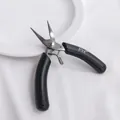 Close-up of mini stainless steel jewelry needle nose pliers for DIY crafting - Round Nose Pliers (PH 精工) / 1 Piece