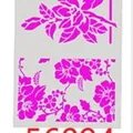 Handmade DIY floral painting stencil hollow template for scrapbooking and artistic crafts - Rose Pink Floral Style (F6024)