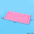 Pink rope braid silicone mold for fondant cake borders and chocolate, 26x12x1cm, approx 270g - Rope Braid Relief Mold (50-2469-A) / 26x12x1cm / Pink