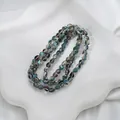 Unregelmäßige facettierte bunte Glasperlen für DIY Schmuck und Zubehörherstellung - Irisierender Facettierter Stil (15#) / 90 Stück/Packung