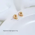 Goldene Edelstahl-Buchstabe Q Zwischenperle für DIY-Schmuckherstellung, 8,5 mm x 6,5 mm - Buchstabe Q (H79-17) / 1 Stück / Goldplattierter Stahl