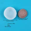 Detaillierte Maße der Kokosnuss-Silikonform für die DIY Fondant-Kuchendekoration - Kokosnuss-Stil (50-3778-D)