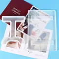 Σετ δύο τεμαχίων DIY ημιδιαφανές καλούπι σιλικόνης για βάση υπολογιστή γραφείου - Σετ Ποδιών Τ και Επιφάνειας (60-783)