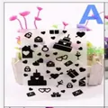 Romantic themed plastic fondant embossing folder for DIY cake decoration variant A - Style A Wedding Theme (56065)