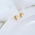 Goldfarbene Titanstahl-Buchstabe-T-Abstandsperle für handgefertigten DIY-Schmuck - Buchstabe T (H79-20) / 1 Stück / Goldplattierter Stahl