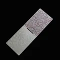 Heart pattern plastic embossing folder with dimensions for DIY craft card making - Double Heart Style (55067)