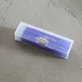 Set of 20 blue erasable ink pen refills with a 0.5mm fine tip in clear plastic case - Erasable Refill / 20 Pieces/Pack / Blue