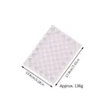 Rechteckige Silikonform mit Sternenrelief für DIY-Fondantkuchen und Schokolade - Geometrische Relief-Form (50-1801-B)