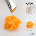 Professional stainless steel piping nozzle 40-85 for rose cream flower cake decoration - 6-Teeth Flower Style (40-85) / 40-85
