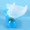 3D whale shape silicone resin mold for DIY crystal glue desktop ornament crafts - Small Whale Mold (60-714)