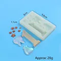 Number 1 and star shaped silicone mold for DIY resin clay crafting with dimensions - Number Star Smile (60-1202) / 9.8x6x1.1cm