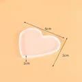 Stampo in silicone a forma di cuore per resina DIY, dimensioni 6x5x1cm, peso 10g - Piccolo Cuore Stampo per Argilla (60-343)