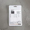 Pack of 15 high-capacity quick-dry 0.5mm ST tip gel pen refills in blue color - Quick Dry ST Tip White Barrel Refill / 15 Pieces/Pack / White (Blue Ink)