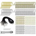 DIY jewelry making kit with earring hooks jump rings and hand drill - Y004