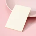 Translucent rectangular sticky notes for student note-taking presented on a pink background - Rectangle / 50 Sheets (7.5x9.5cm)