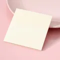 Square semi-transparent sticky notes for note-taking and reminders on pink background - Square / 50 Sheets (7.5x7.5cm)