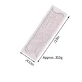 Rechteckige Silikonform mit Kieselsteinstruktur für DIY Tortenrand-Dekoration, 33x11,5 cm - Wabenstruktur-Form (50-1805-B)