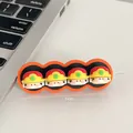 Cute cartoon silicone cable organizer for desk management and cord protection 6x2cm size - Baby God of Wealth