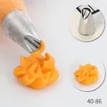 Professional medium 304 stainless steel 6-teeth piping tip for cake frosting decoration - 6-Teeth 6-Hole Style (40-86) / 40-86