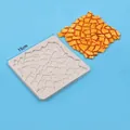 Molde premium de silicona para fondant con textura de corteza para tartas, 15cm - Tapete de Textura de Piedra Grande (50-577-B)