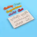Siliconen mal voor taartdecoratie met afmetingen van 13cm x 7.8cm en gewicht 55g. - Meerdere Wensen Stijl (50-804-B)