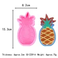 Pineapple shaped silicone fondant mold for cake decorating and DIY resin crafts 15.3cm - Pineapple Style (50-2259-A) / Pink