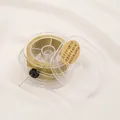 Premium gold metallic thread spool MS-06 for DIY handmade jewelry and embroidery craft - 12 Strands 0.8mm 40m / 14K Light Gold