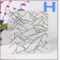 Mountain pattern fondant embossing folder for cake decorating, SKU H design - Style H Line Mountain (57170)