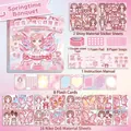 Set fai da te di bambole di carta Nico con adesivi scintillanti e carte creative - 16.7*16.7*2.8(cm) / Festa di Primavera