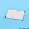 Pink silicone baking mold with fish scale texture for fondant cake border decoration - Fish Scale Wave Texture (50-2180-B) / 50-2180-B / Gray